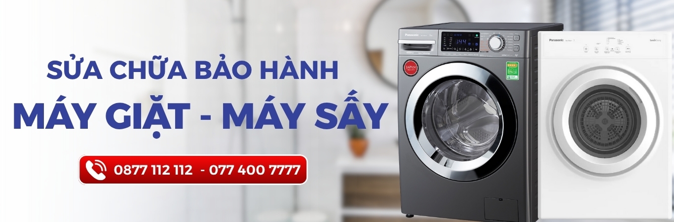 BẢO HÀNH SỬA CHỮA MÁY GIẶT MÁY SẤY TẠI NHÀ