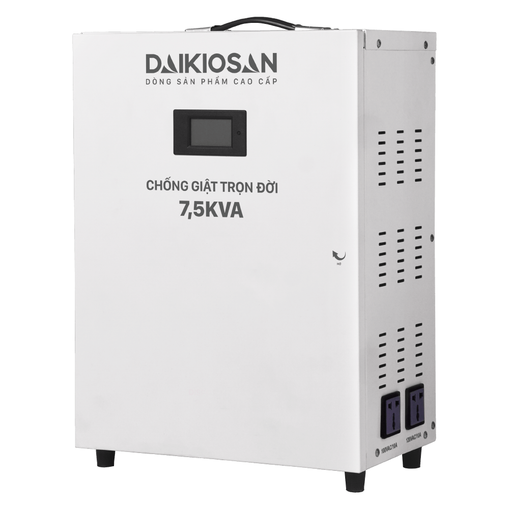 Máy chống giật trọn đời Daikiosan 7.5KVA DE075 1F
